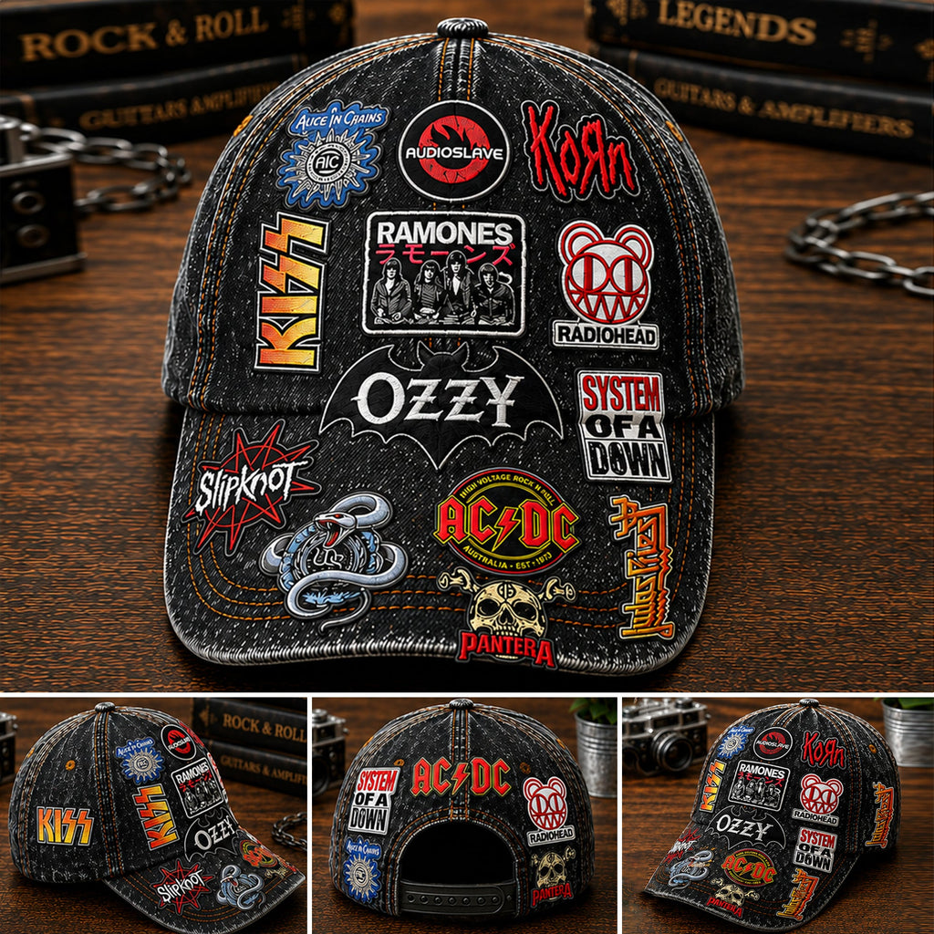 Personalized Classic Rock Cap with Legends Edition Design GradoCreations