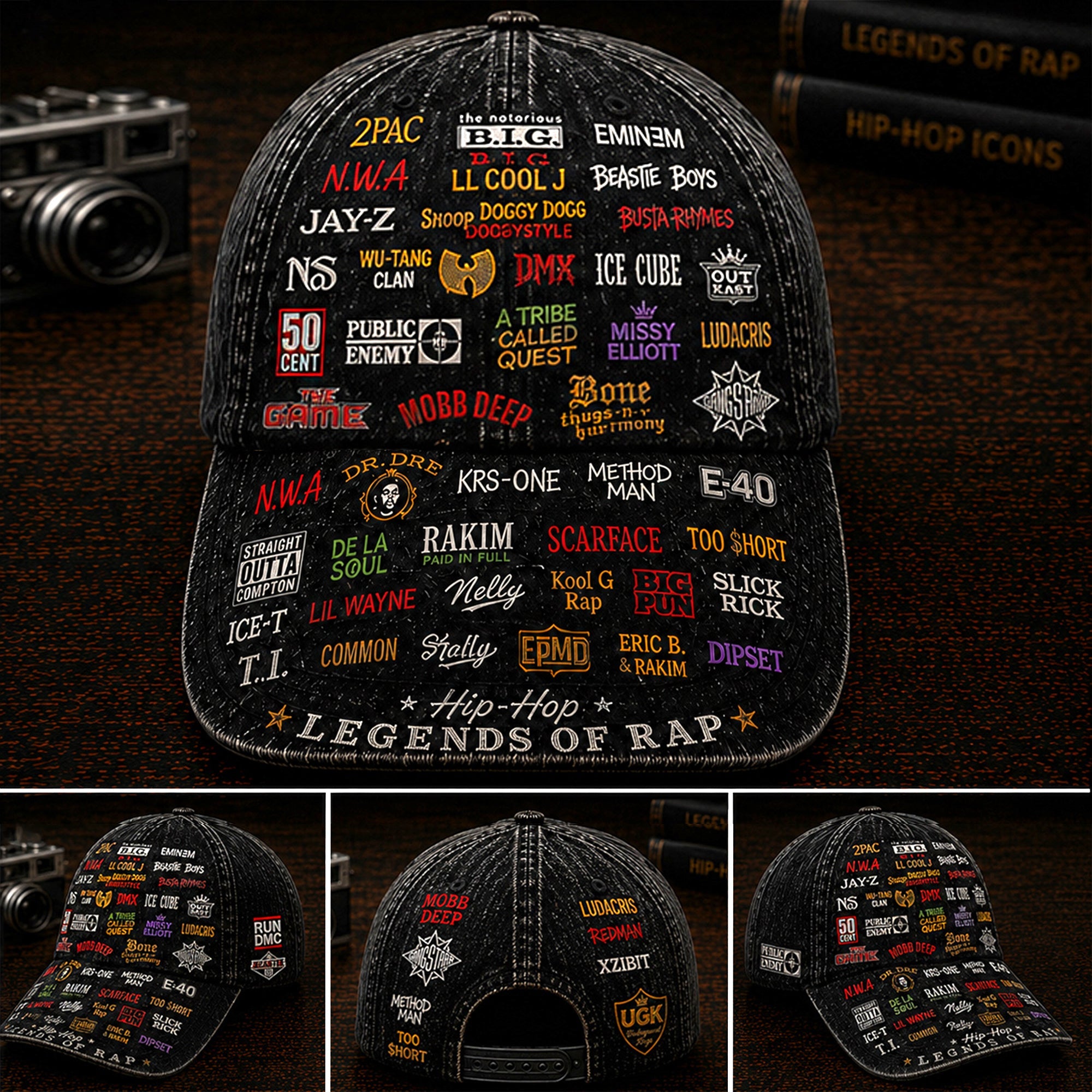 Personalized Legends Edition Classic Cap for Rap Lovers GradoCreations