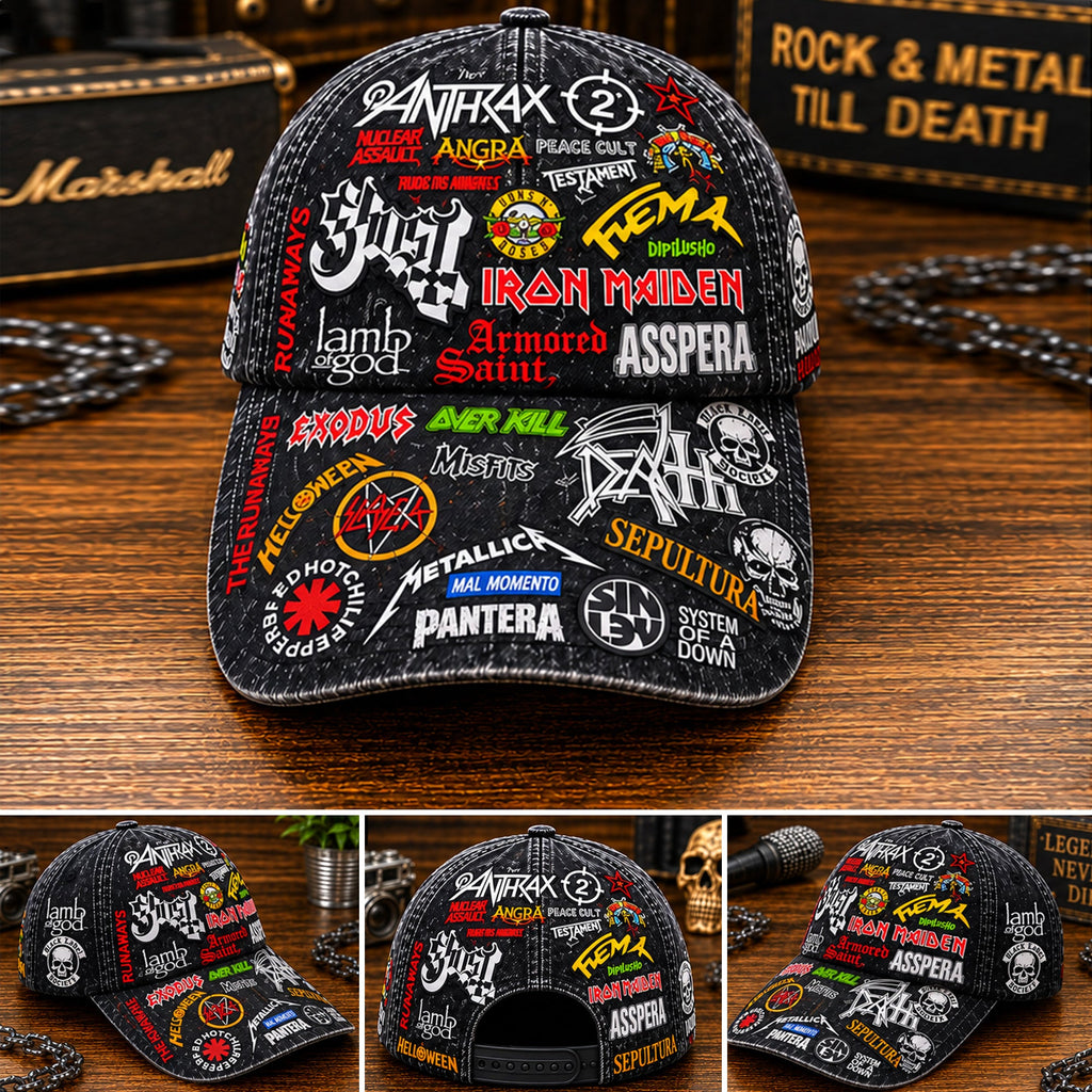 Custom Classic Cap for Rock Lovers | Legends Edition Snapback Classic Cap GradoCreations