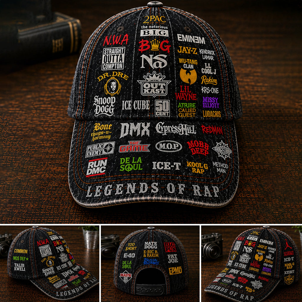 Personalized Legends Edition Classic Cap for Rap Lovers GradoCreations