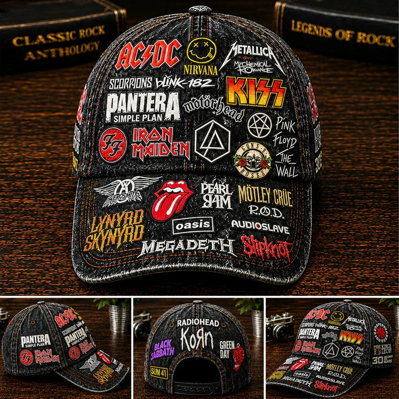 Legends Edition Classic Cap for Rock Music Fans | Customizable Classic Cap GradoCreations