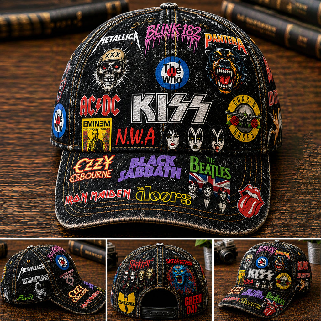 Personalized Rock Legends Classic Cap Custom Design Gift GradoCreations