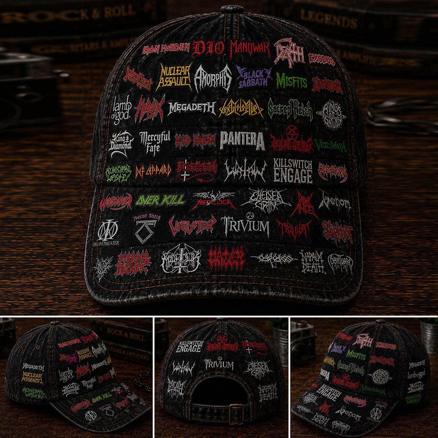 Personalized Legends Edition Classic Cap for Rock Lovers - Custom Name Hat GradoCreations