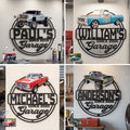 Personalized Classic Car Metal Sign Custom Photo Gift for Garage Decor GradoCreations