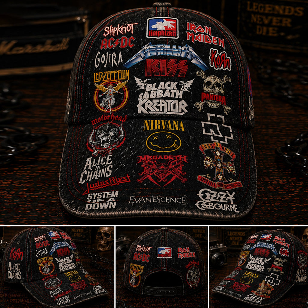 Custom Legends Edition Classic Cap for Rock Music Lovers GradoCreations