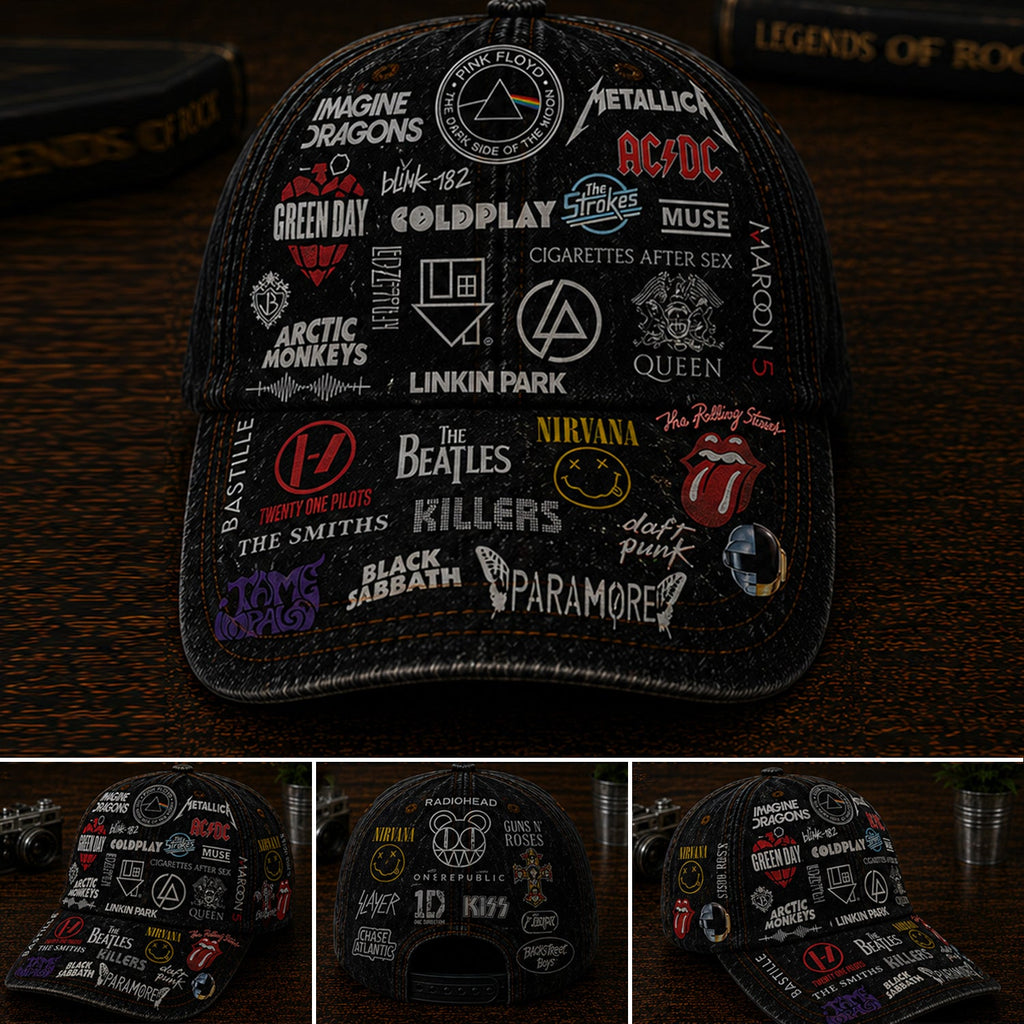 Classic Rock Music Cap Personalized Legends Edition Gift Classic Cap GradoCreations