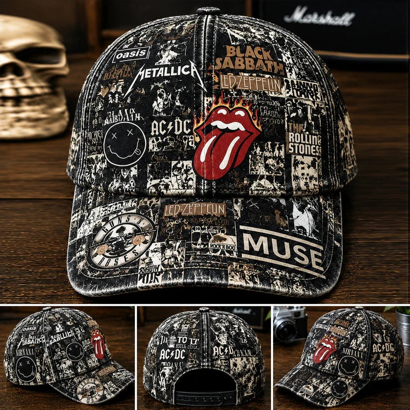 Rock Music Legends Edition Classic Cap for Music Lovers Classic Cap GradoCreations