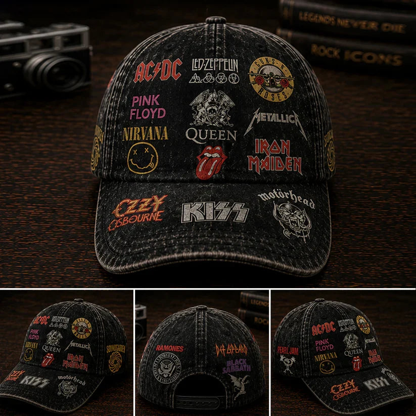 Custom Classic Rock Cap with Legends Edition Design for Music Lovers Classic Cap GradoCreations