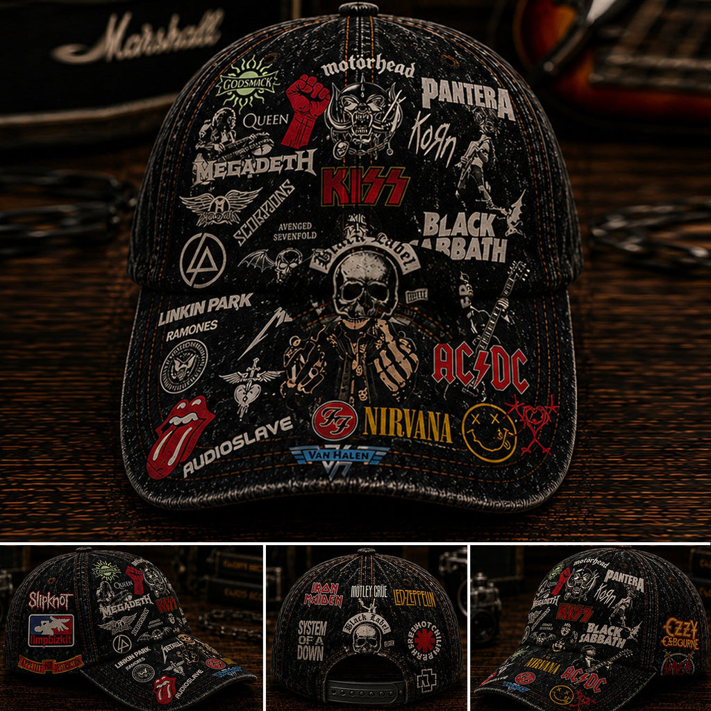 Personalized Rock Legends Classic Cap Custom Name Gift GradoCreations