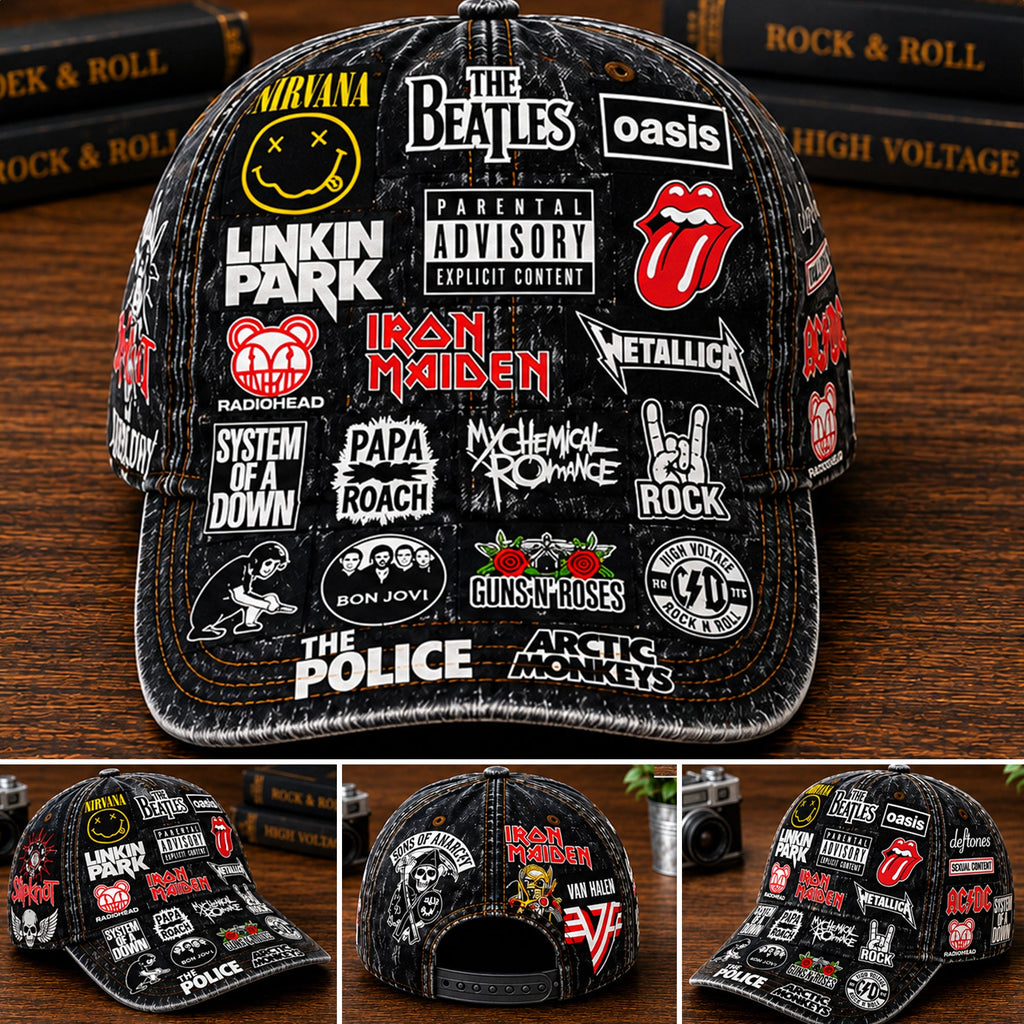 Personalized Classic Rock Cap for Music Lovers - Legends Edition GradoCreations