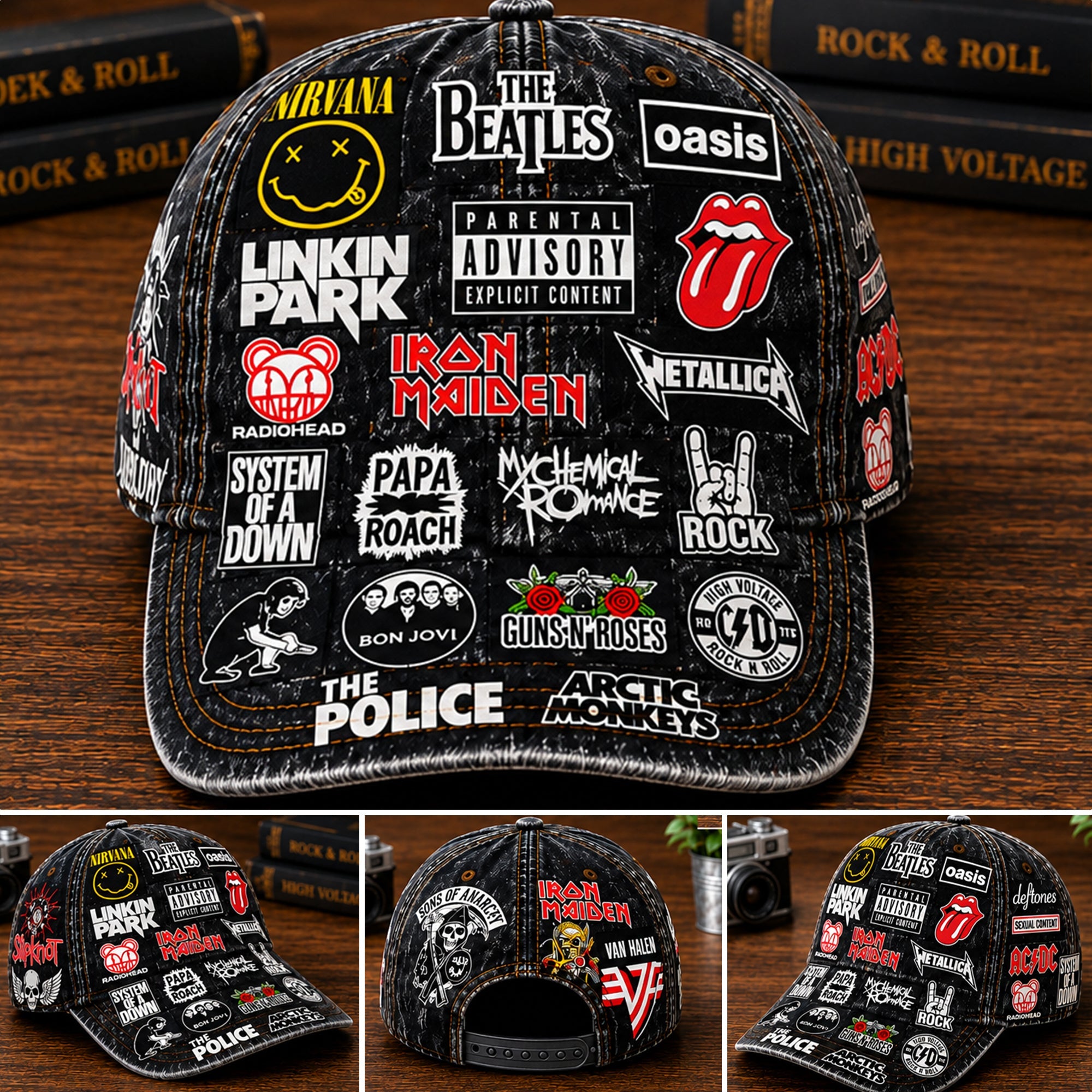 Personalized Classic Rock Cap for Music Lovers - Legends Edition GradoCreations