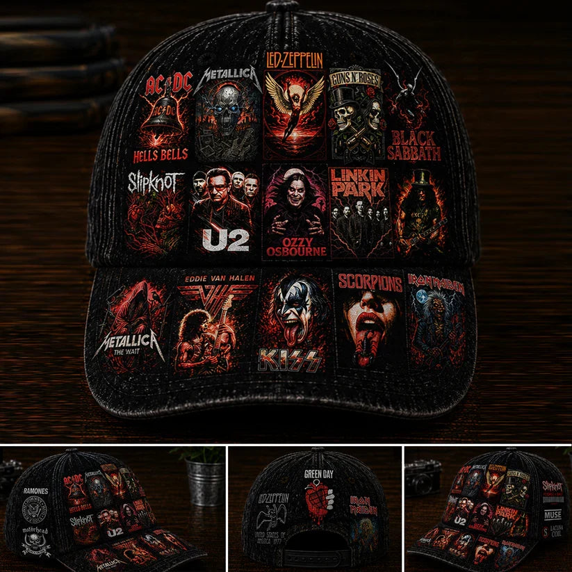Personalized Classic Rock Cap Legends Edition for Music Lovers Classic Cap GradoCreations