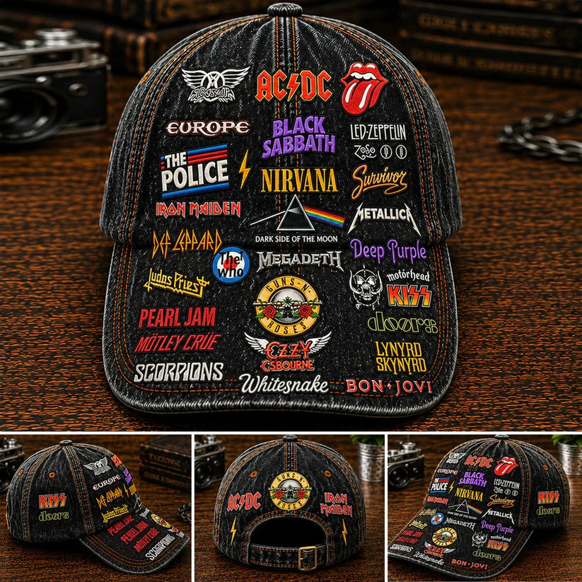 Custom Printed Classic Cap Rock Legends for Music Fans Classic Cap GradoCreations