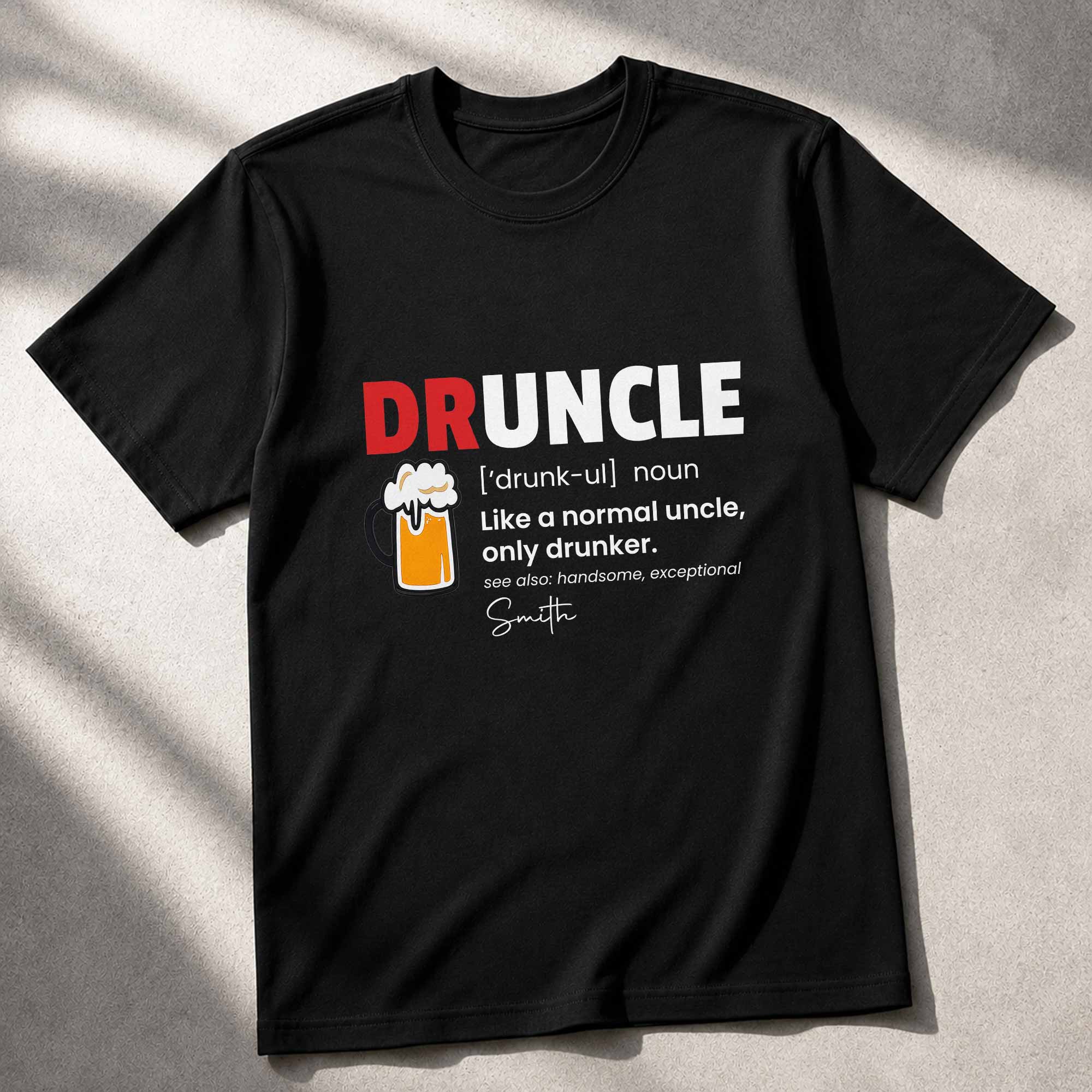 Custom Funny Druncle Definition T-shirt & Hoodie Gift for Uncle Shirt GradoCreations