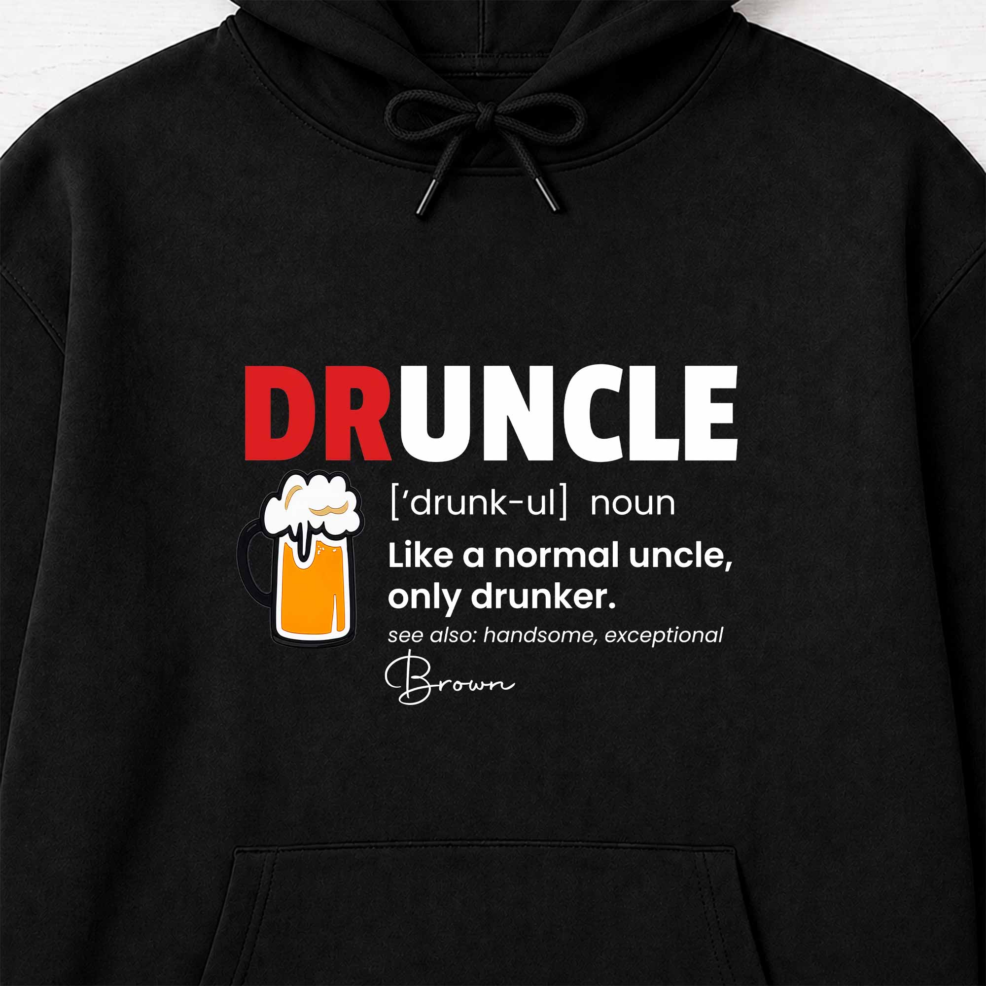 Custom Funny Druncle Definition T-shirt & Hoodie Gift for Uncle Shirt GradoCreations