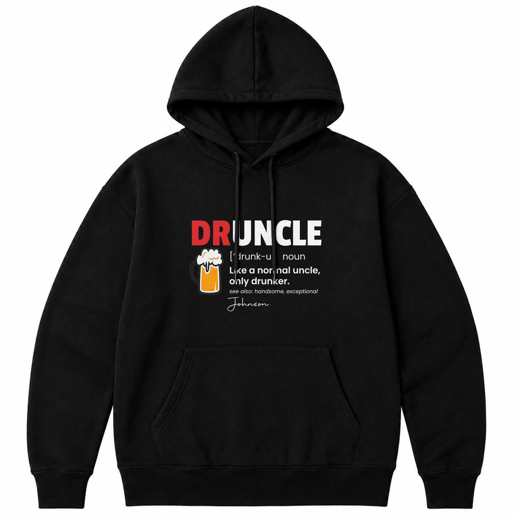 Custom Funny Druncle Definition T-shirt & Hoodie Gift for Uncle Shirt GradoCreations