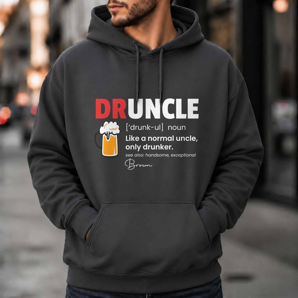 Custom Funny Druncle Definition T-shirt & Hoodie Gift for Uncle Shirt GradoCreations