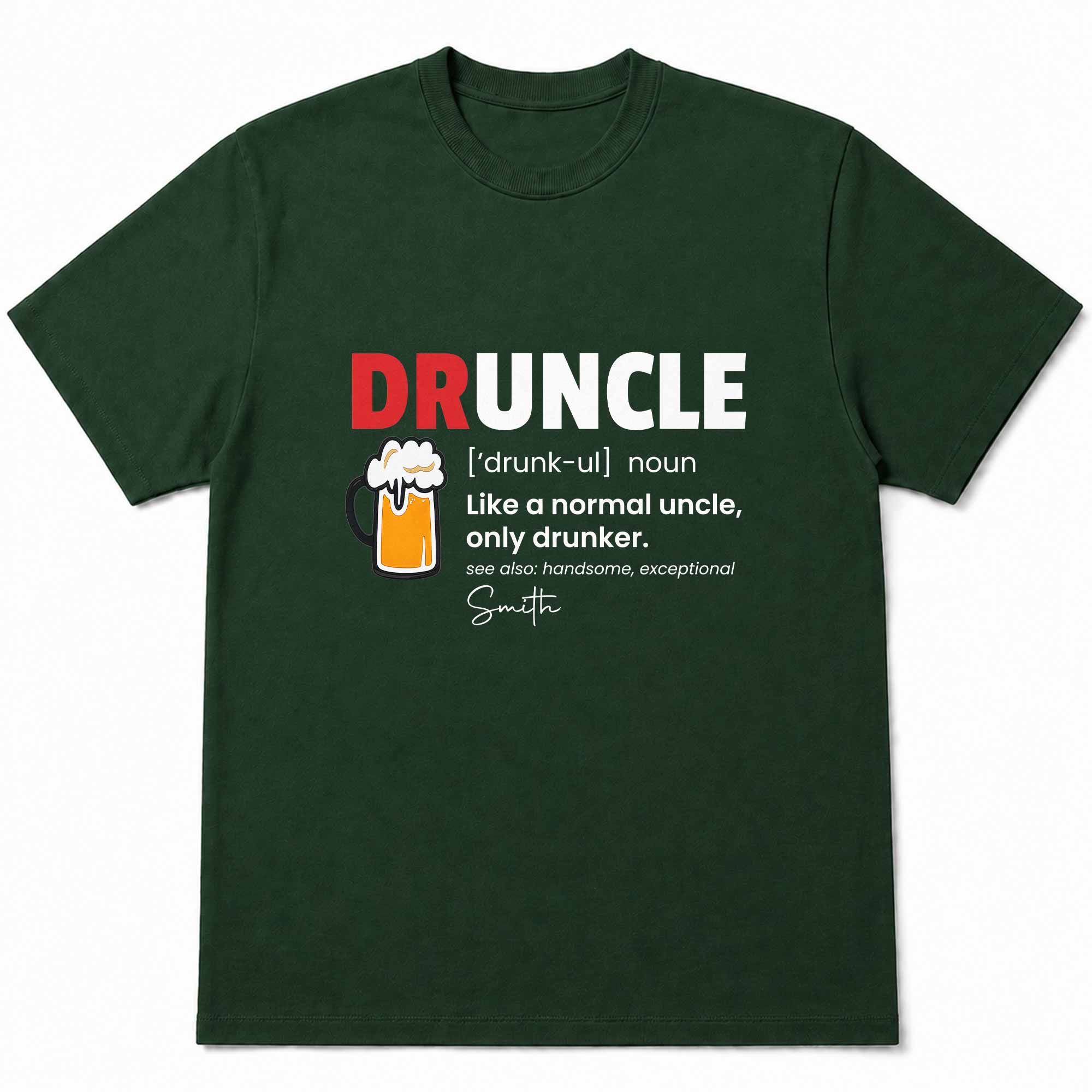 Custom Funny Druncle Definition T-shirt & Hoodie Gift for Uncle Shirt GradoCreations