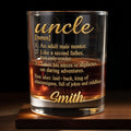 Personalized Custom Whiskey Glass Unique Gift for Uncle Whiskey Glass GradoCreations