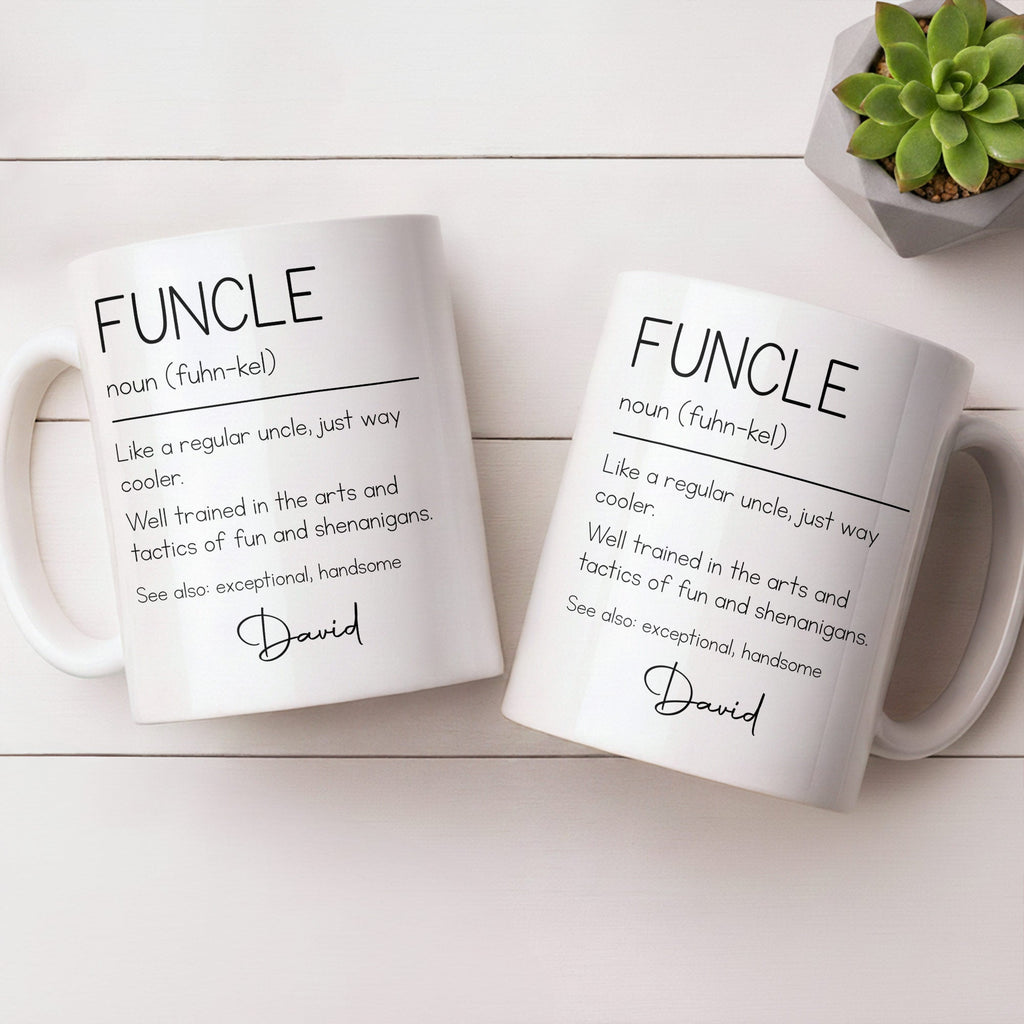 Personalized Coffee Mug Custom Definition Gift for Uncle Edge-to-edge Mug GradoCreations