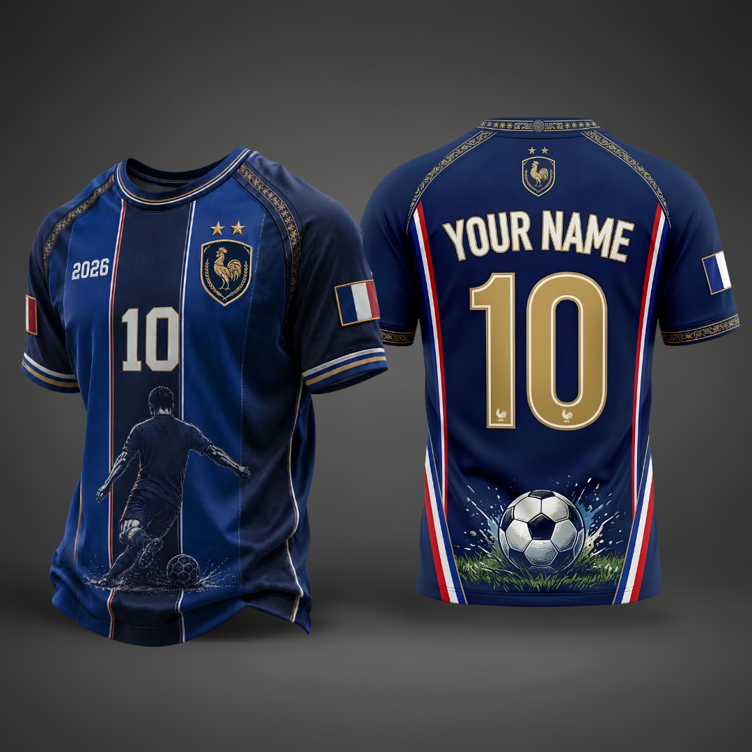 Personalized Soccer Jersey with Custom Name for Sports Lovers