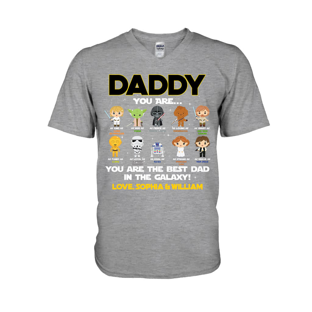 Personalized Father's Day T-shirt with Star Wars Design Gift for Dad T-shirt & Hoodie GradoCreations