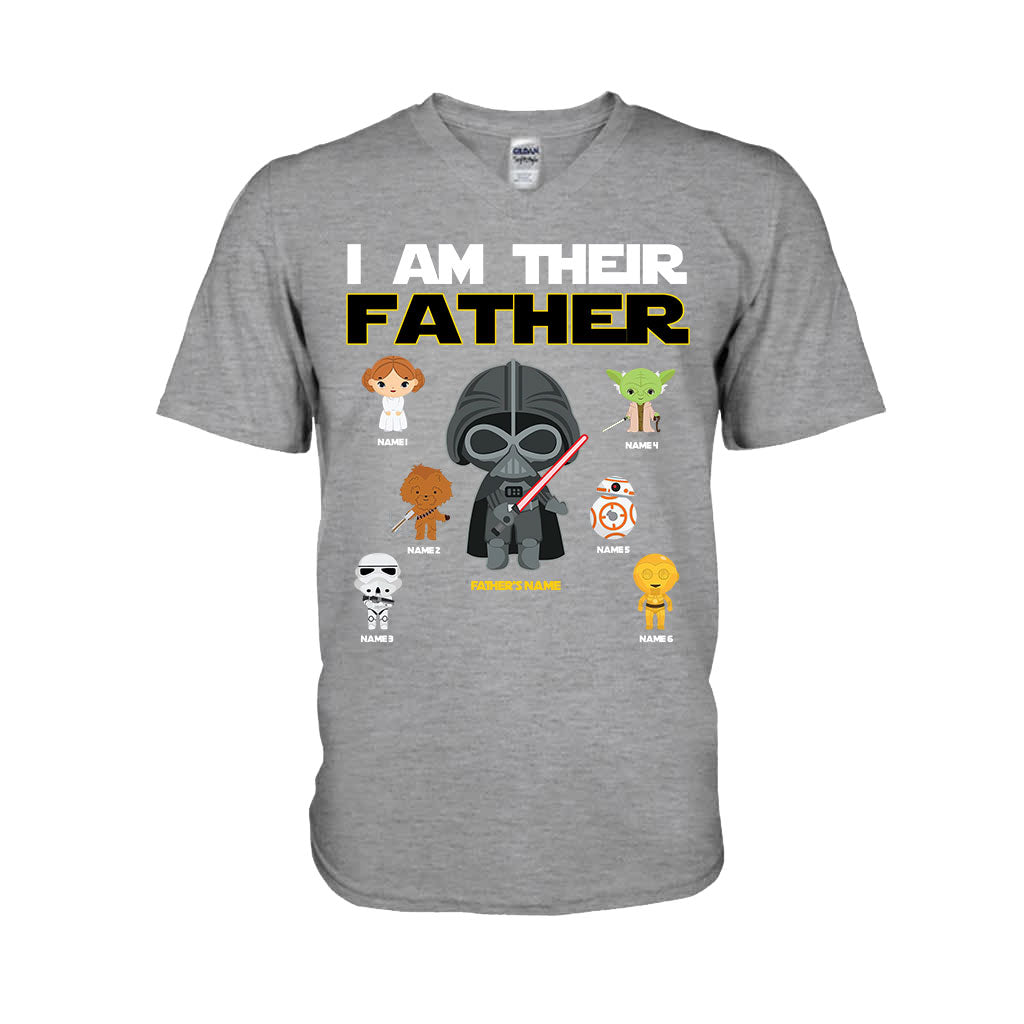 Personalized I Am Their Father T-Shirt & Hoodie Gift for Dad, Custom Name, Father's Day T-shirt & Hoodie GradoCreations