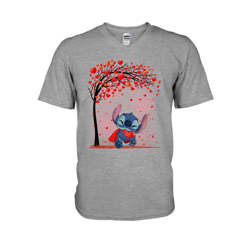Personalized Couple T-shirt & Hoodie with Custom Names | Unique Romantic Gift T-shirt & Hoodie GradoCreations