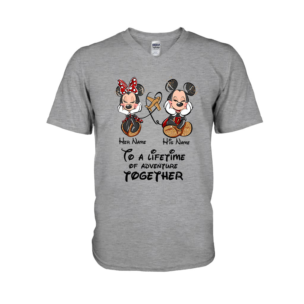 Personalized Disney Adventure T-shirt & Hoodie for Couples T-shirt & Hoodie GradoCreations