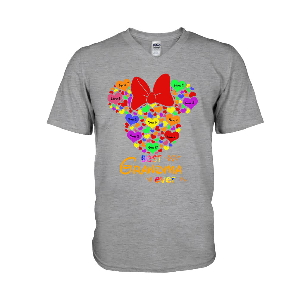 Personalized Mother's Day T-Shirt & Hoodie Best Grandma Ever Gift T-shirt & Hoodie GradoCreations