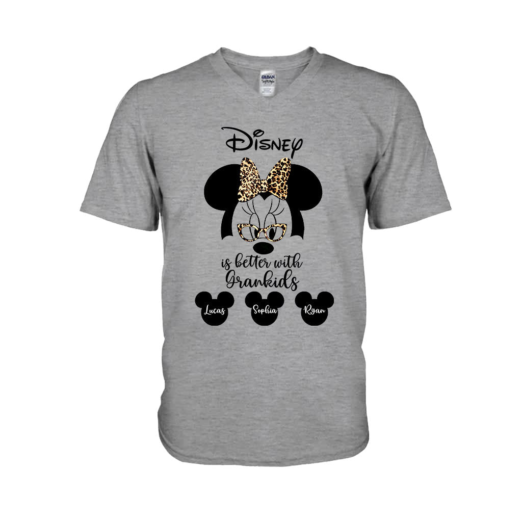 Personalized Disney Grandkids T-shirt & Hoodie Gift for Grandma T-shirt & Hoodie GradoCreations