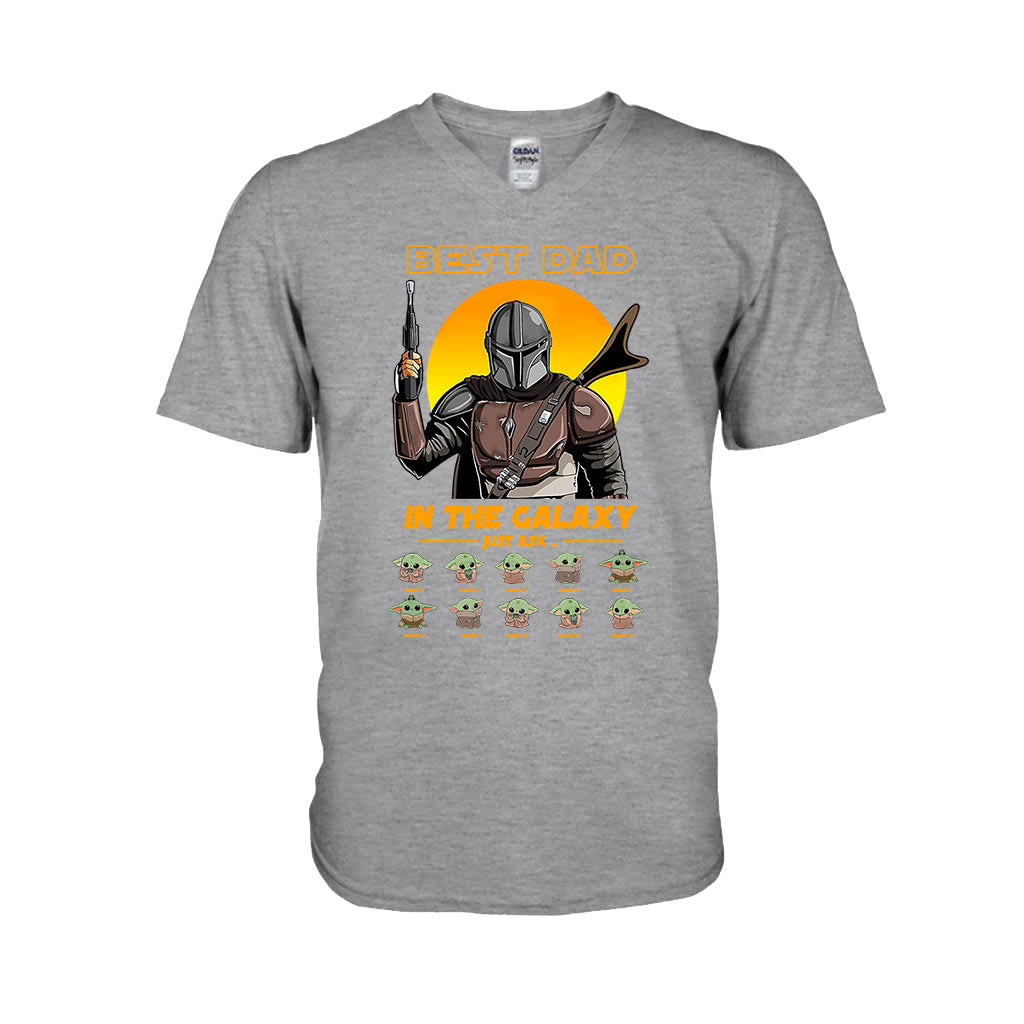 Personalized Best Dad In The Galaxy T-shirt & Hoodie Gift T-shirt & Hoodie GradoCreations