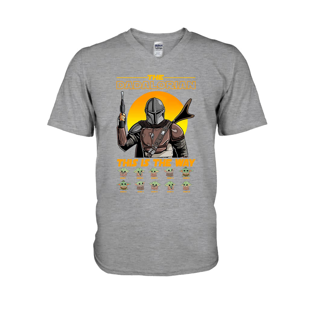 Personalized Dadalorian T-shirt & Hoodie Gift for Dad T-shirt & Hoodie GradoCreations
