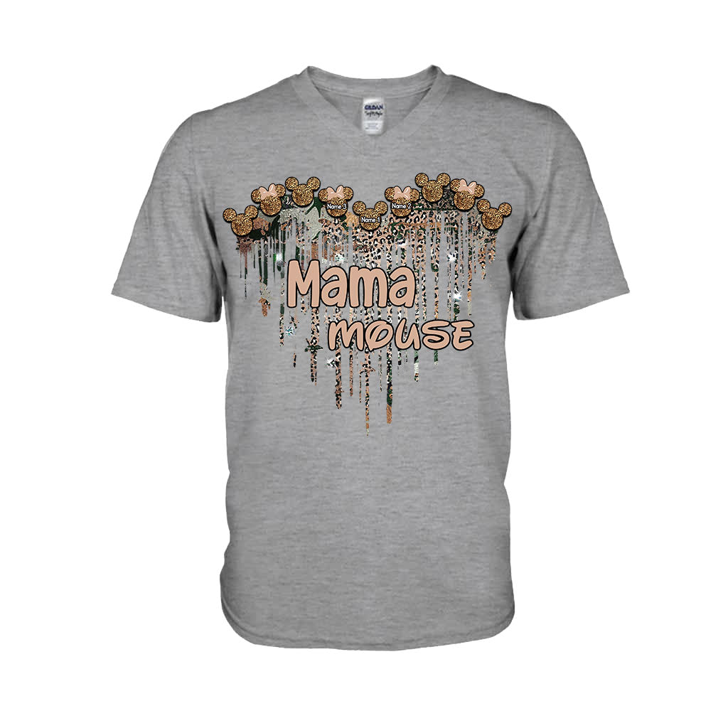 Personalized Mama Mouse T-Shirt & Hoodie Gift for Mom T-shirt & Hoodie GradoCreations