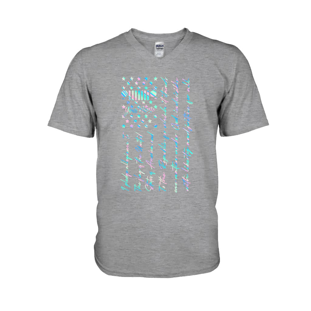 Personalized Independence Day T-shirt & Hoodie with Custom Name T-shirt & Hoodie GradoCreations