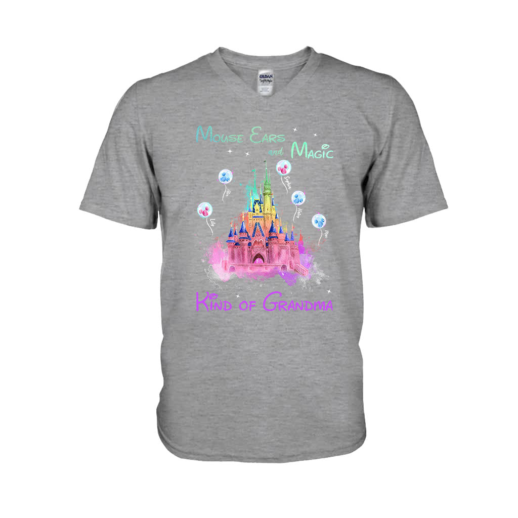 Personalized Mouse Ears T-Shirt for Grandma | Custom Magic Gift T-shirt & Hoodie GradoCreations
