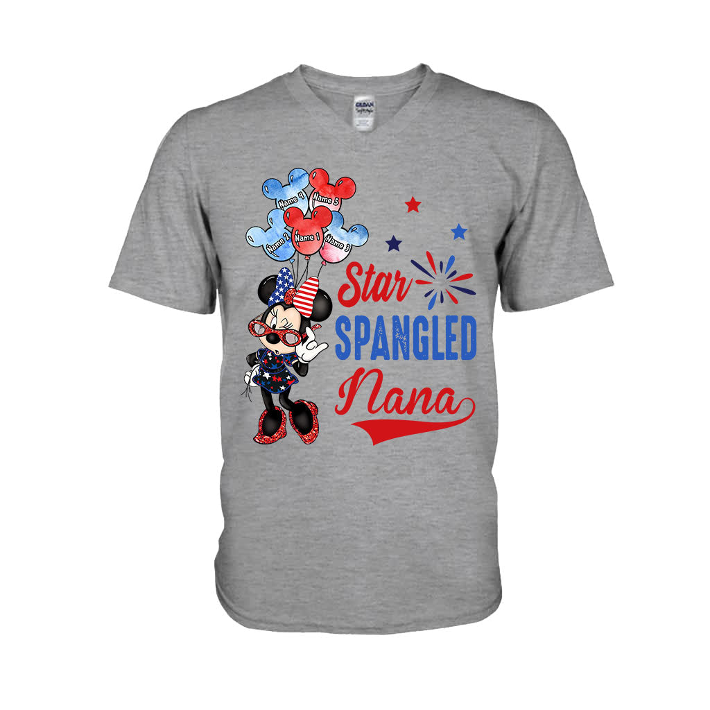 Personalized Independence Day Grandma T-shirt and Hoodie Gift T-shirt & Hoodie GradoCreations