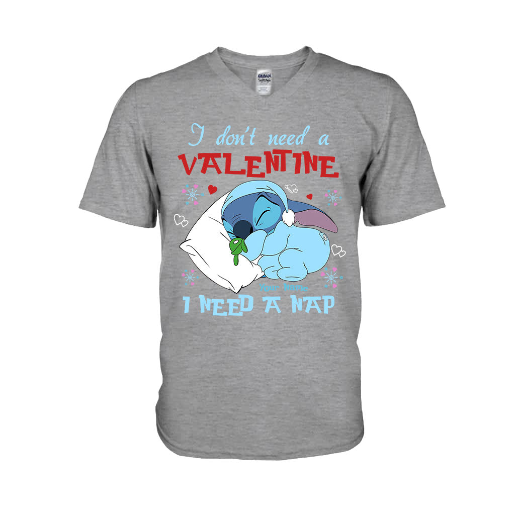 Personalized Valentine Ohana T-shirt & Hoodie Gift for Partner T-shirt & Hoodie GradoCreations