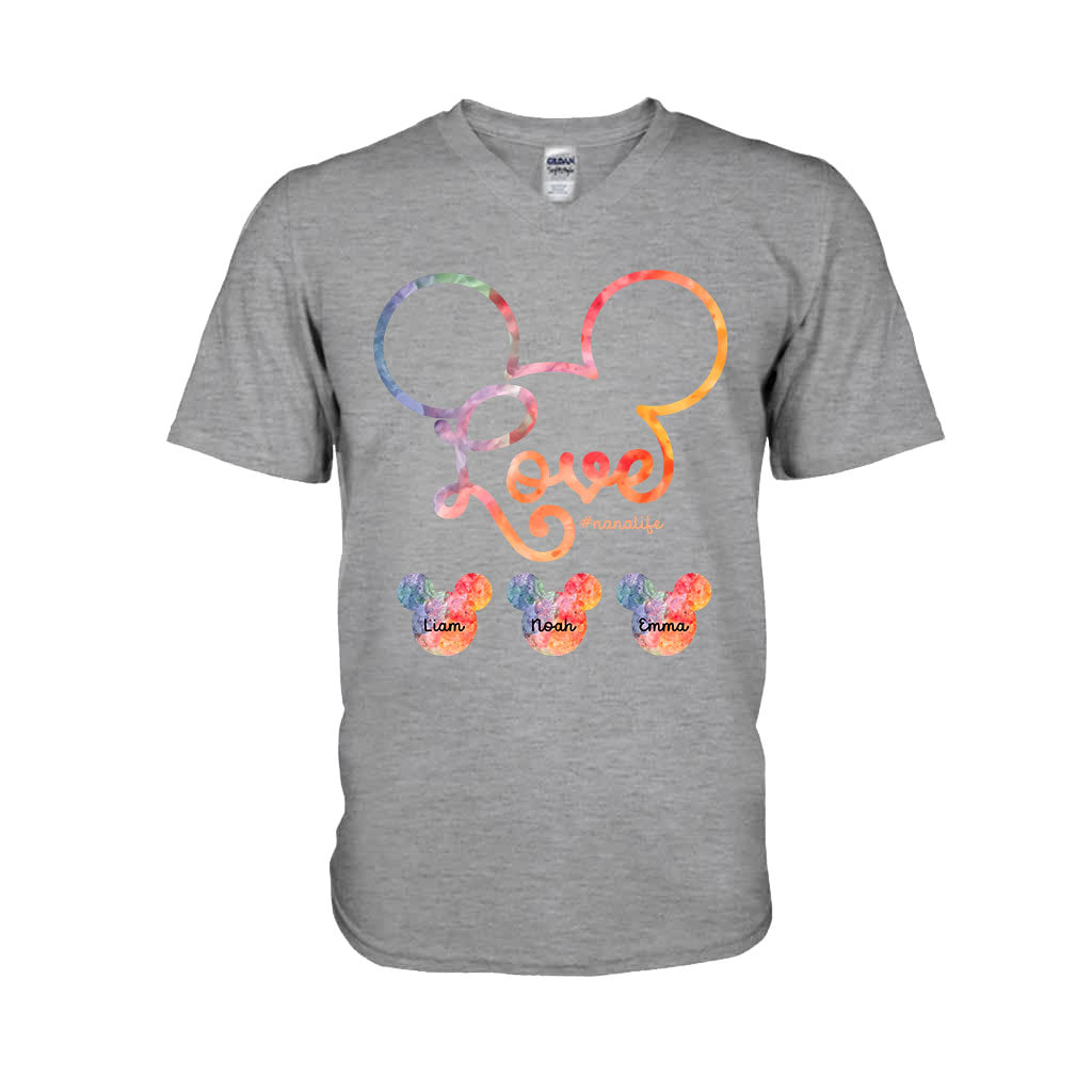 Personalized Grandma T-shirt and Hoodie with Love Design T-shirt & Hoodie GradoCreations