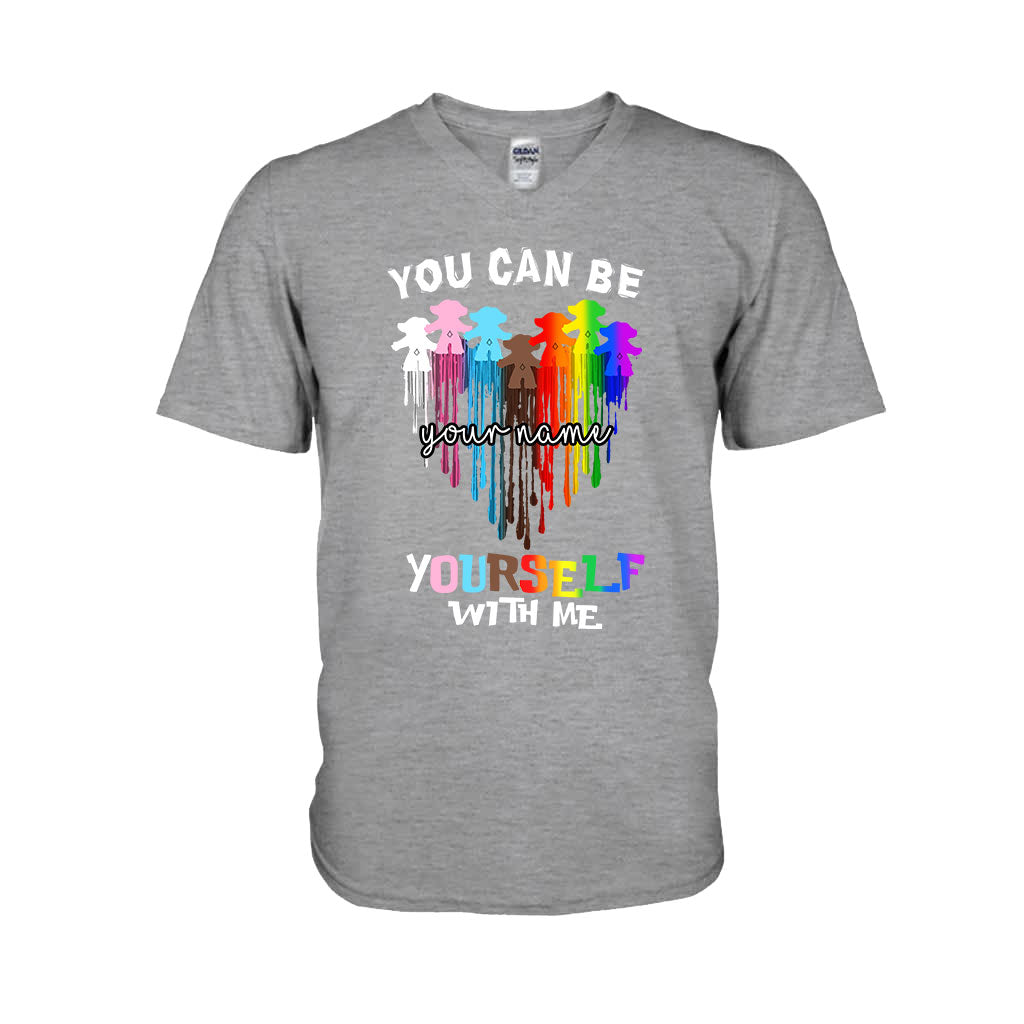 Personalized LGBT Support T-Shirt & Hoodie Custom Name Gift T-shirt & Hoodie GradoCreations