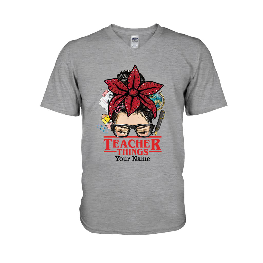 Personalized Teacher Things T-shirt & Hoodie Custom Name Gift T-shirt & Hoodie GradoCreations