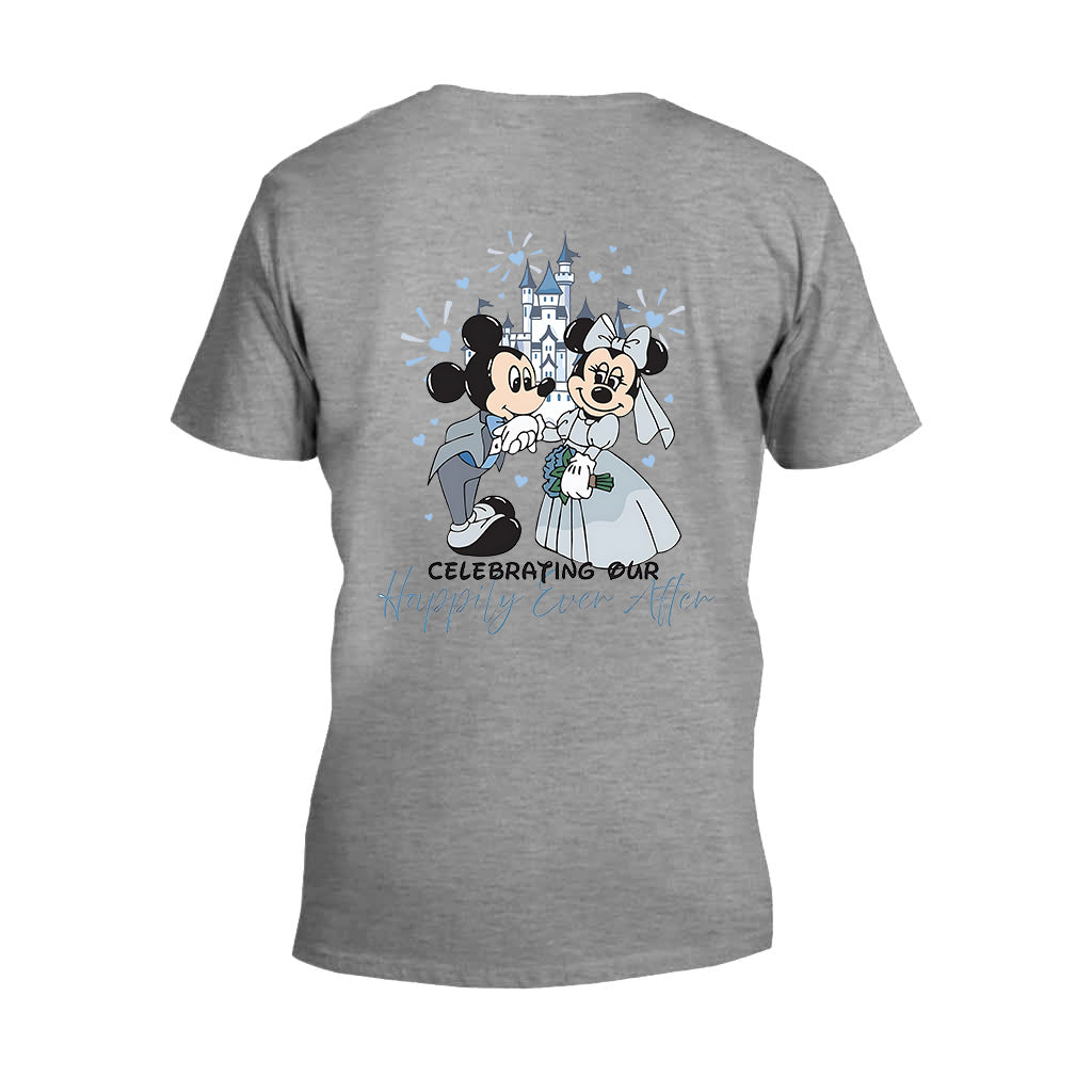 Personalized Disney Mouse T-Shirt & Hoodie for Couples - Custom Name & Date Gift T-shirt & Hoodie GradoCreations