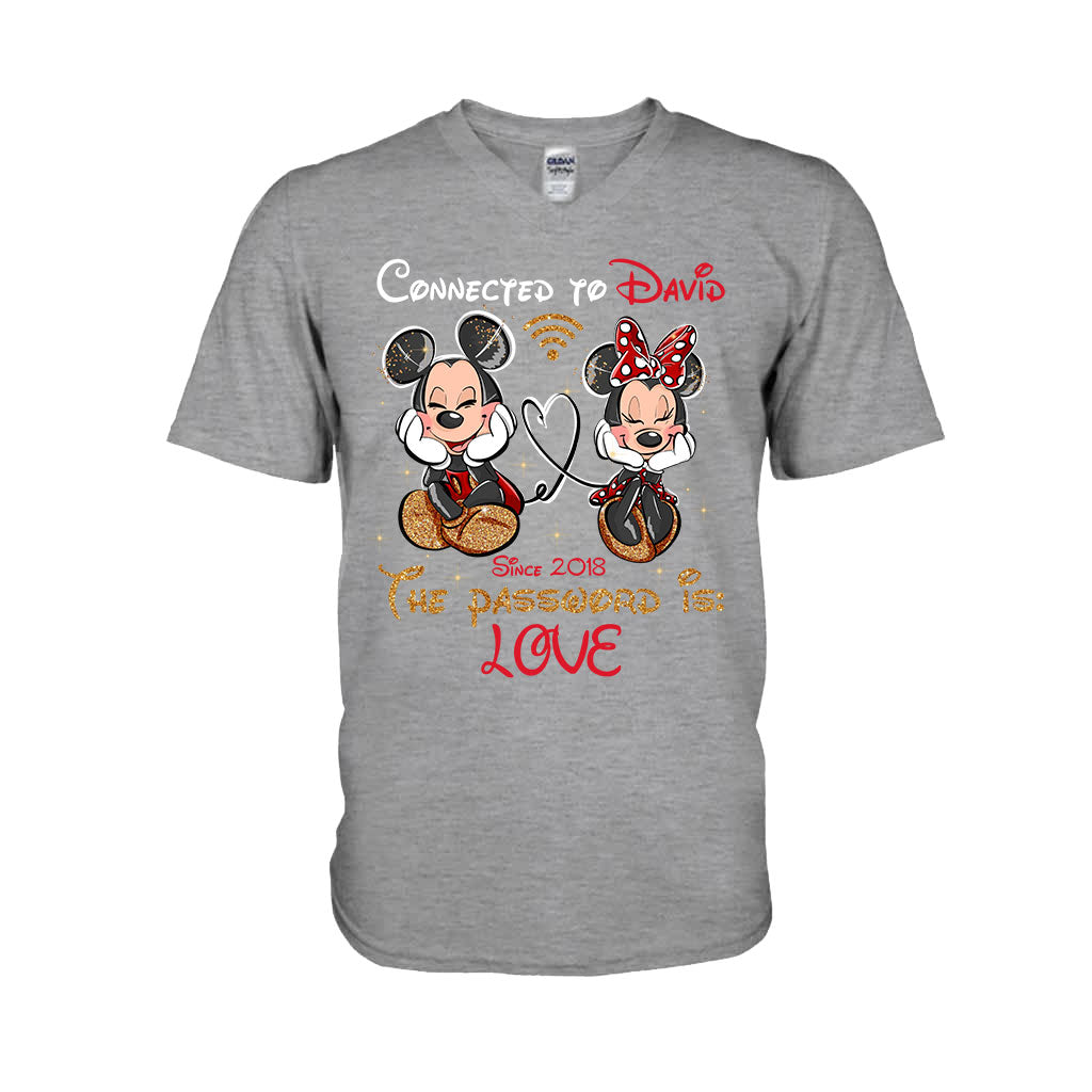 Personalized Couple T-shirt and Hoodie with Custom Names & Year T-shirt & Hoodie GradoCreations