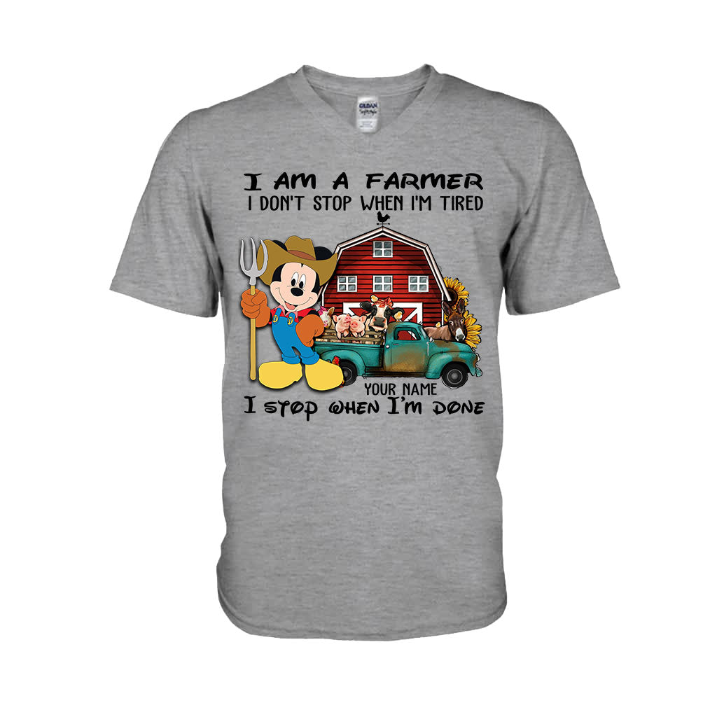 Personalized Farmer T-Shirt & Hoodie Custom Name Gift T-shirt & Hoodie GradoCreations
