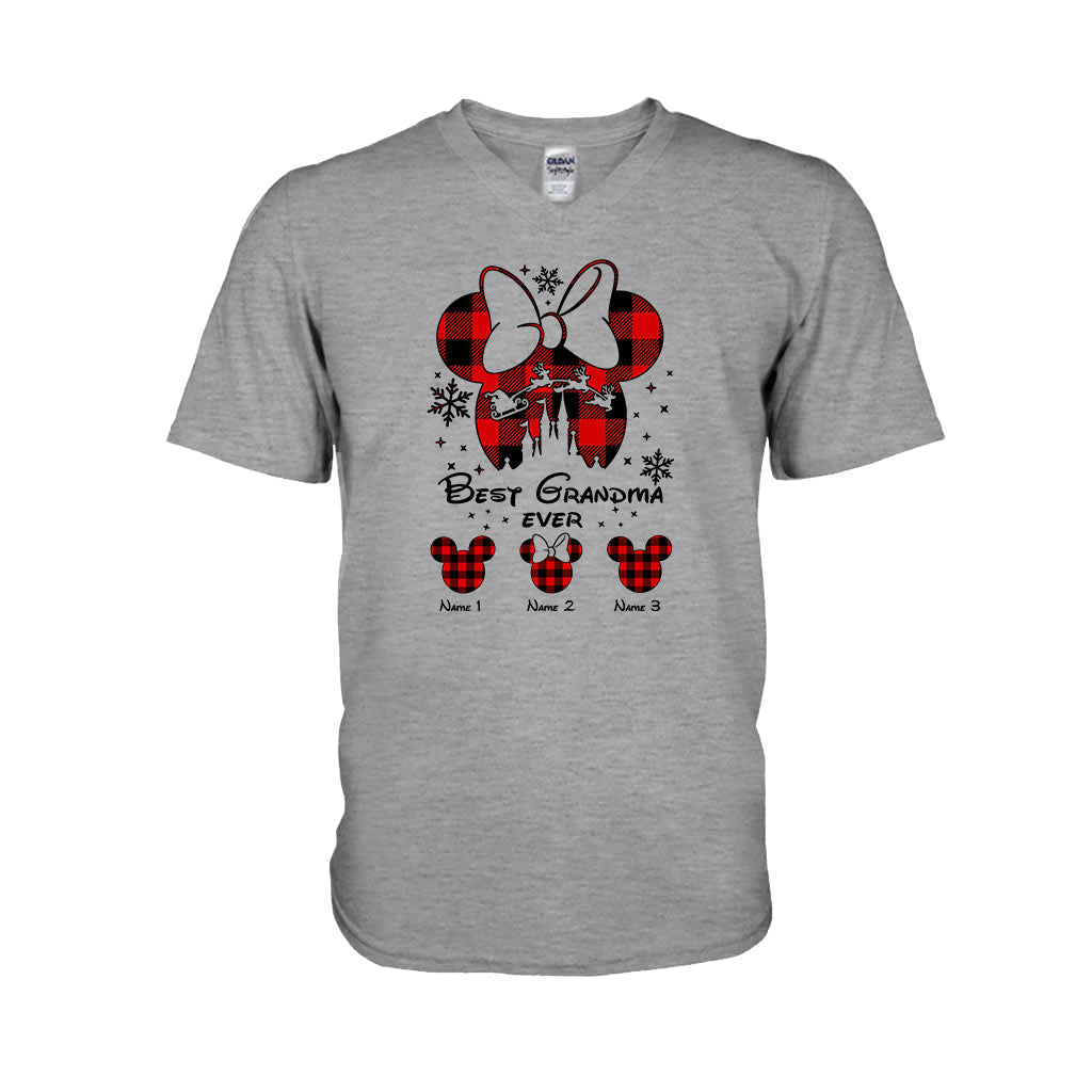 Personalized Christmas T-shirt & Hoodie Gift for Grandma T-shirt & Hoodie GradoCreations