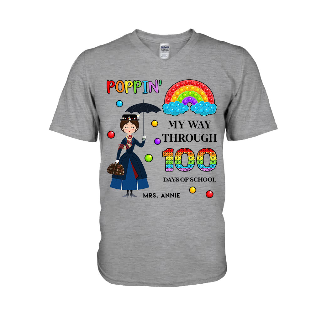 Personalized Teacher T-Shirt 100 Days of School Gift T-shirt & Hoodie GradoCreations