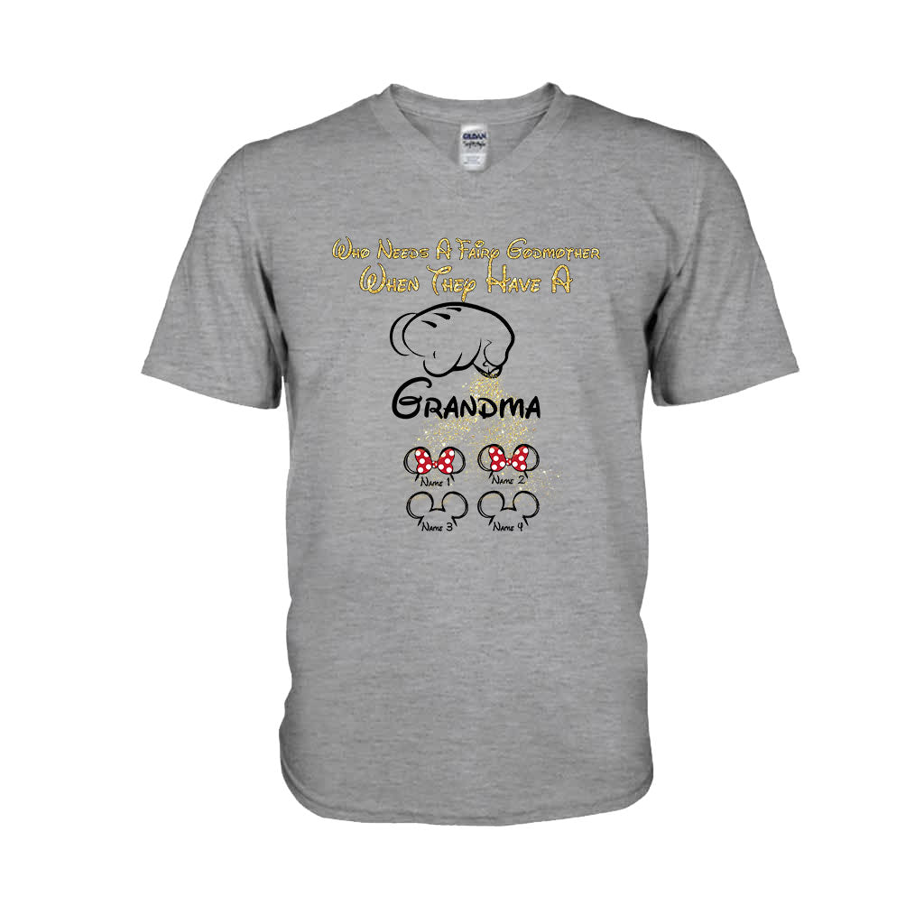 Personalized Mother's Day T-shirt & Hoodie with Custom Names for Grandma T-shirt & Hoodie GradoCreations