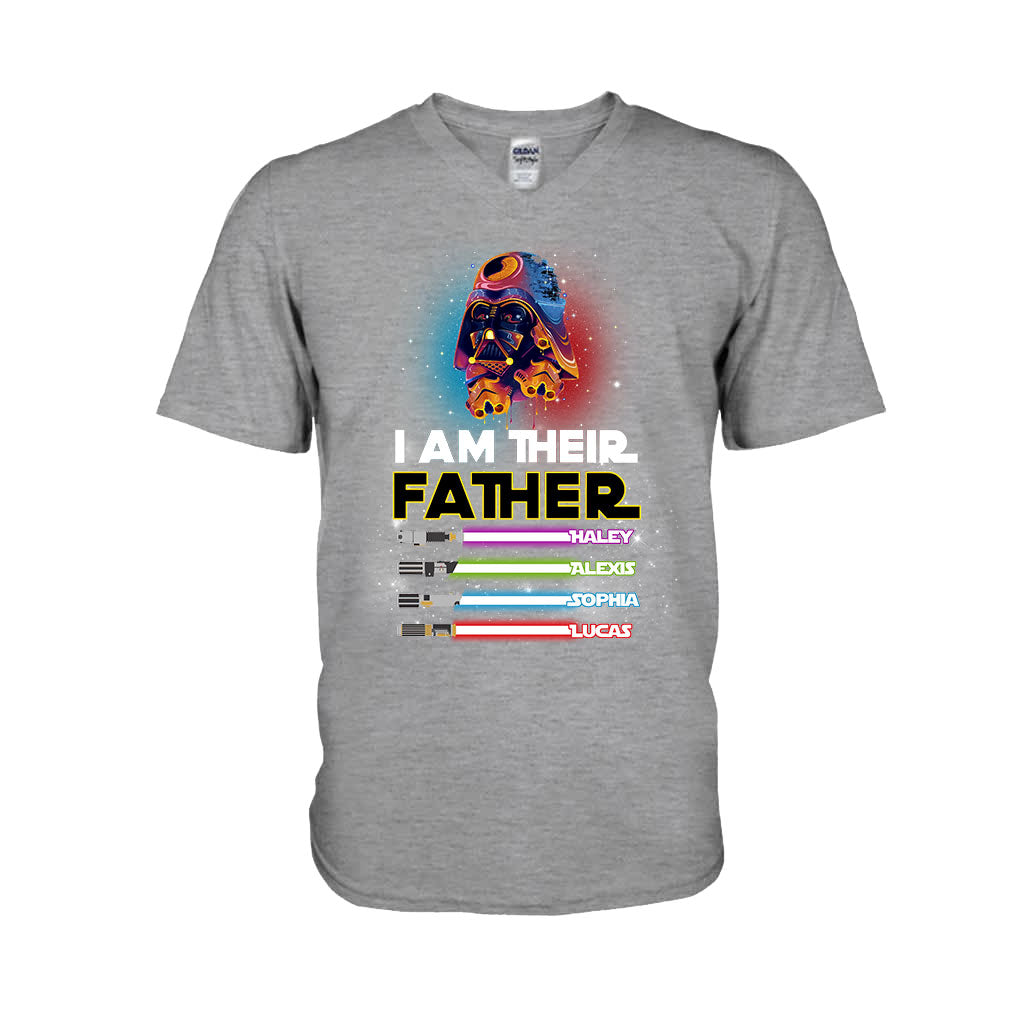 Personalized I Am Their Father T-shirt & Hoodie Gift for Dad T-shirt & Hoodie GradoCreations
