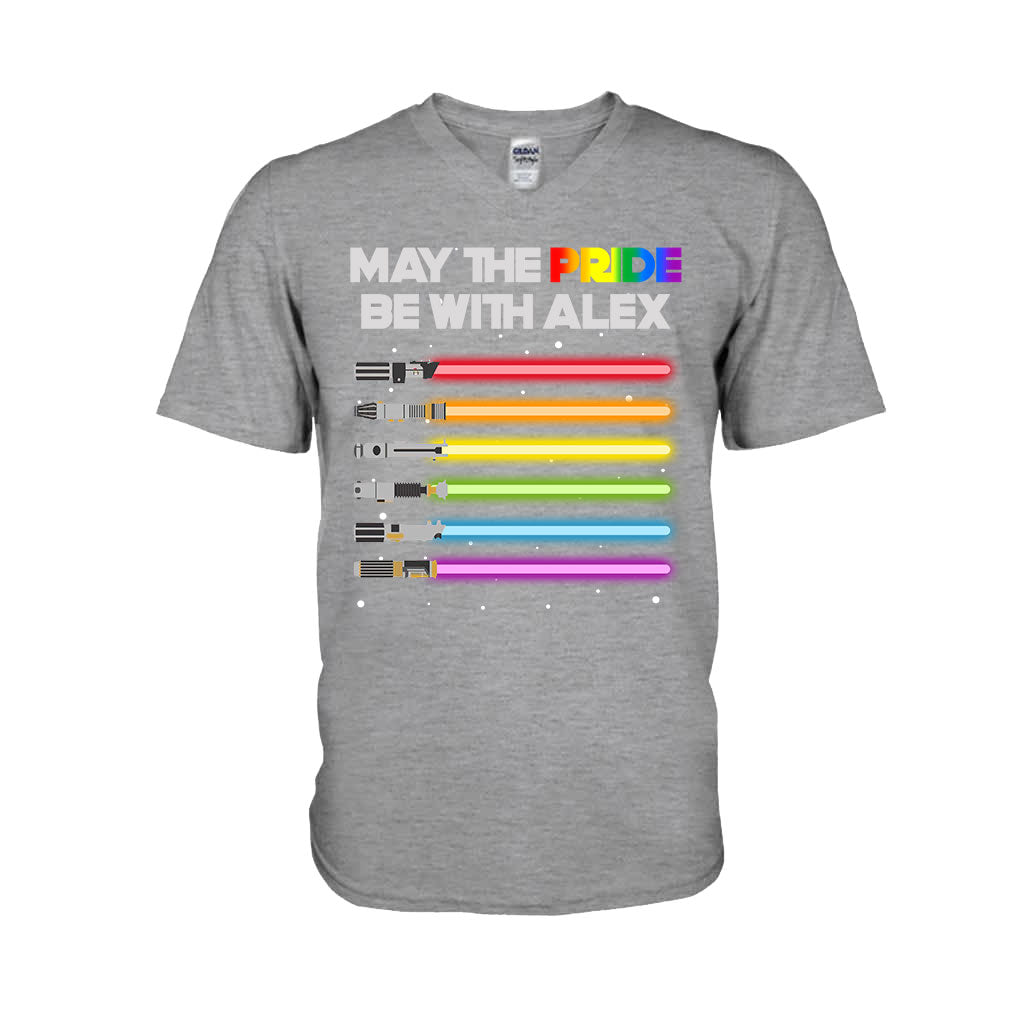 Personalized LGBT Pride T-shirt & Hoodie with Custom Name T-shirt & Hoodie GradoCreations