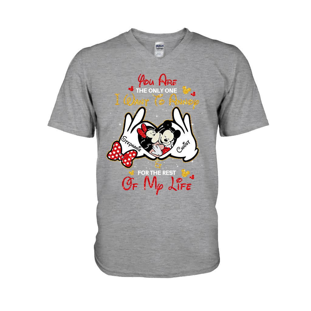 Personalized Couple T-shirt & Hoodie Custom Name Gift T-shirt & Hoodie GradoCreations